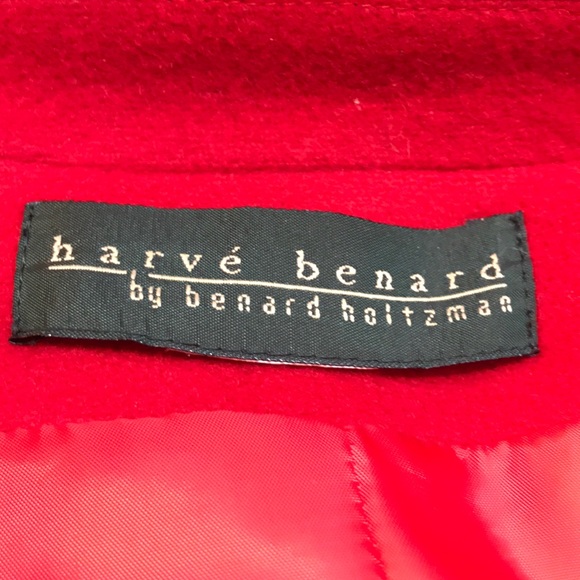 Harve Bernard Red “Cashmere-Like” Jacket Size XL - Picture 6 of 6